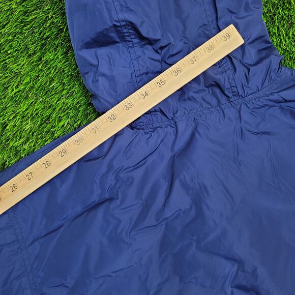 Vintage 90s ADIDAS Hooded Windbreaker Zip Jacket Large 36x27 Boxy Baggy - Picture 3 of 16